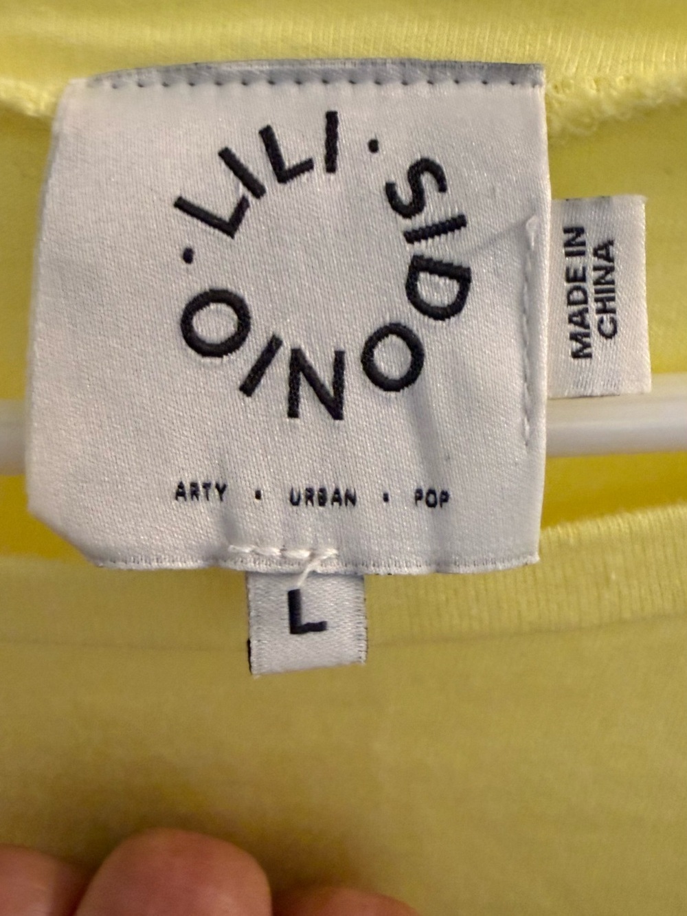 Yellow Ruffle Shoulder Cotton Top - Unbranded - Picture 3 of 4